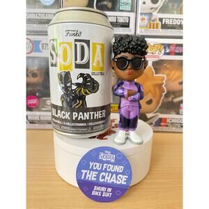 Funko Marvel SHURI CHASE Soda Figure Wakanda Bike Suit Black Panther Purple